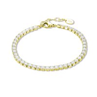 Bracciale Brand Donna Tennis colorato in Acciaio Zircone 14BR044WG-M - 14BR044WG-M